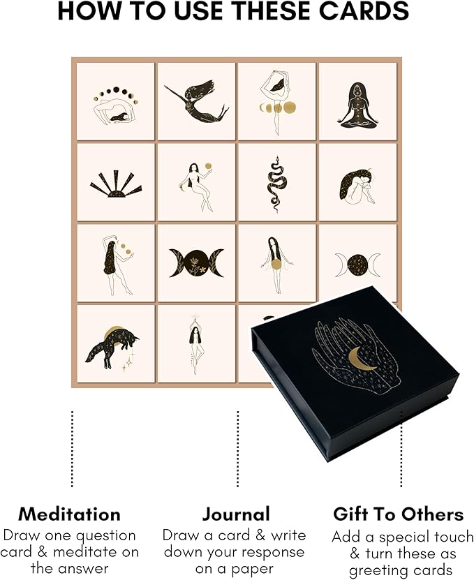 Lamare Meditation and Mindfulness Cards - Daily Affirmation Cards for Women – Meaningful Spiritual Gifts