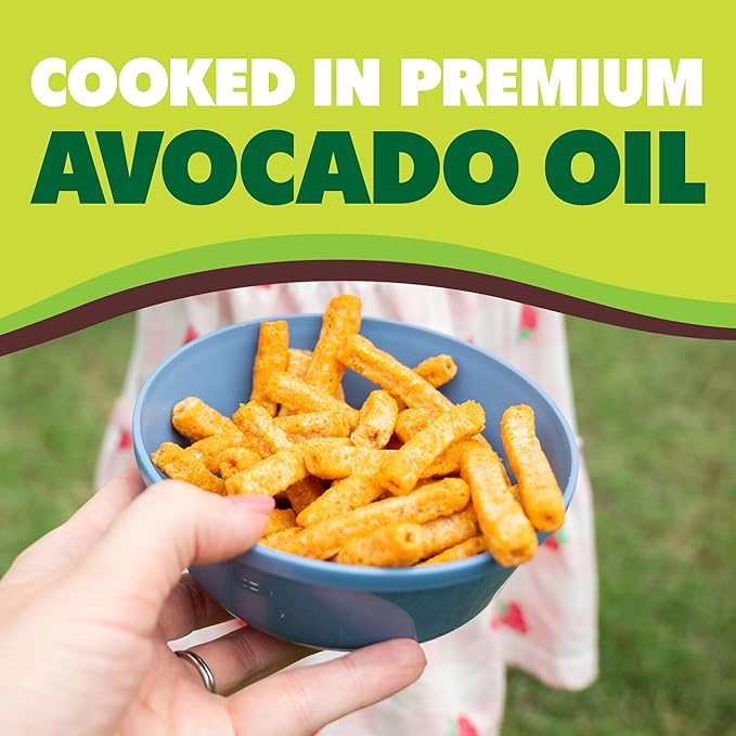 Jackson’s Super Veggie Straws™ (Sea Salt, 5 oz, Pack of 6) – Gluten Free, Vegan, Snacks for Kids & Adults – Made with Premium Avocado Oil – Allergen-friendly, Veggie Straws Individual Bags