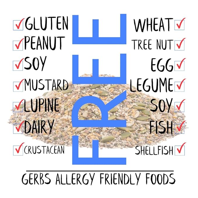 GERBS Raw Super 7 Seed Snack Trail Mix 4 LBS. | Top 14 Food Allergy Free | Resealable Bulk Bag | Made in USA | Raw Pumpkin | Sunflower | Brown & Golden Flax | Black & White Chia | Hemp | Gluten Free