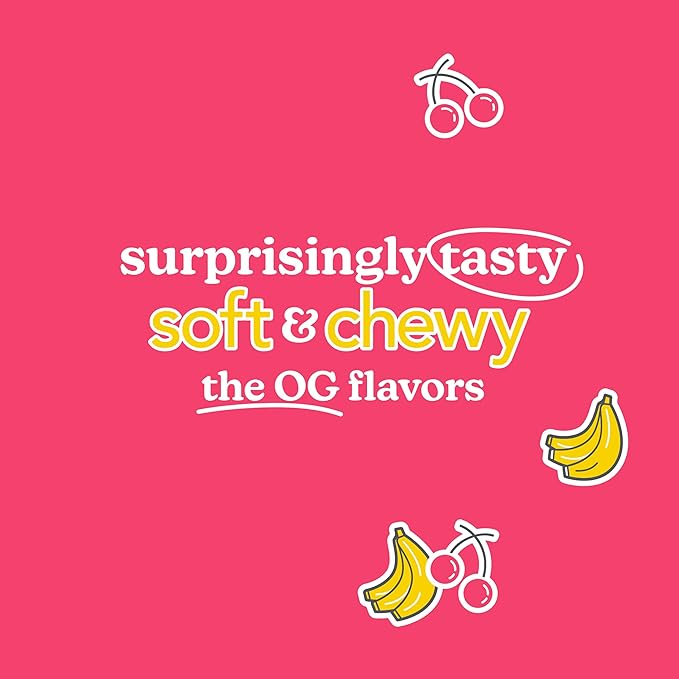 Love + Chew - Banana Bread and Cherry Almond Minis - 16 Count - Tasty, Gluten Free Cookies - Vegan - Healthy, Paleo, Non GMO - Individually Wrapped and Soft Baked with High Protein Almonds - 1 Oz Each