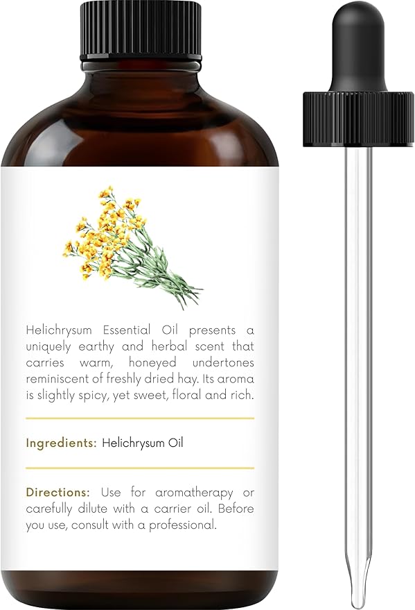 Handcraft Blends Helichrysum Essential Oil – 1 Fl Oz – 100% Pure and Natural – Premium Grade Essential Oil for Diffuser and Aromatherapy, Skin, Massage, Candle and Soap Making Fragrance