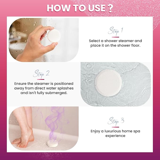 Shower Steamers Aromatherapy 8 Pack - Birthday Gifts for Women Mom Wife, Valentines Day Gifts for Her, Shower Bombs for Relaxation, Self Care Gift for Women, Easter Basket Essentials