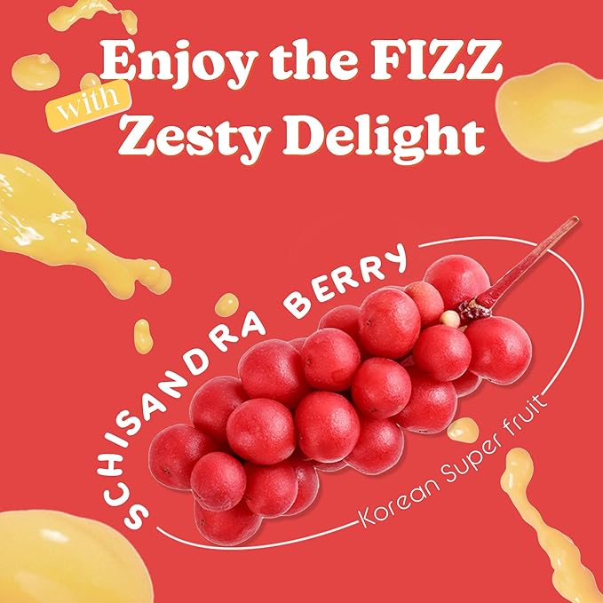 DALAMHARI Kombucha Powder | Schisandra Berry Omija 20T | Kombucha Drink Probiotic Soda Urban Kombucha Synergy Scoby Kombucha Starter Kit Adaptogen Drink Health Ade Kombucha Tea Bubbly