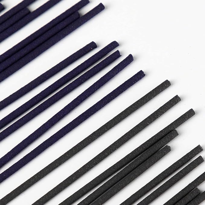 Asayu Japan Low Smoke Incense Sticks - Zen Set (Japanese Garden + Wagiku Chrysanthemum), 40gr (Each Scent 20g), for Yoga, Zen Meditation and Relaxation - Smokeless for Less Irritation