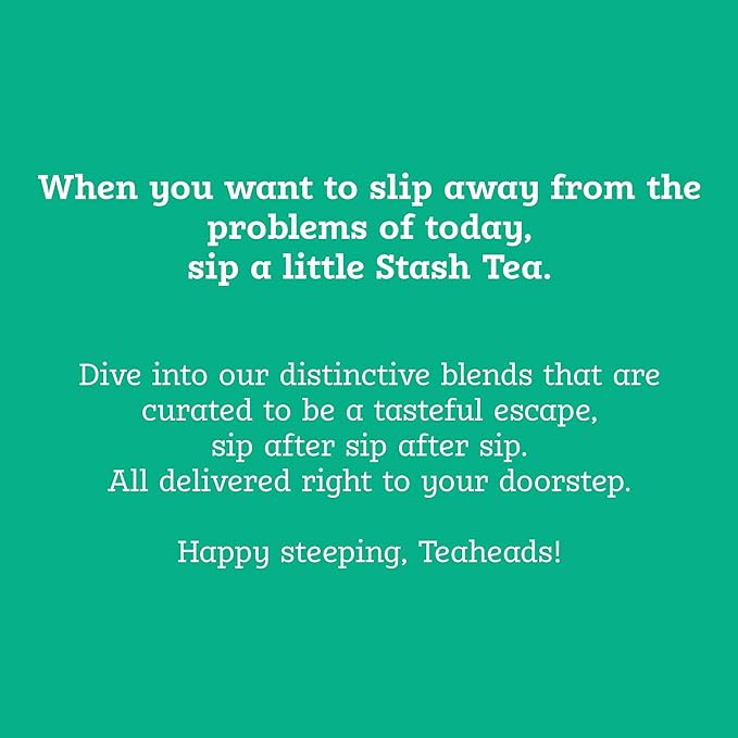 Stash Tea Lemon Ginger Herbal Tea Box of 100 Tea Bags