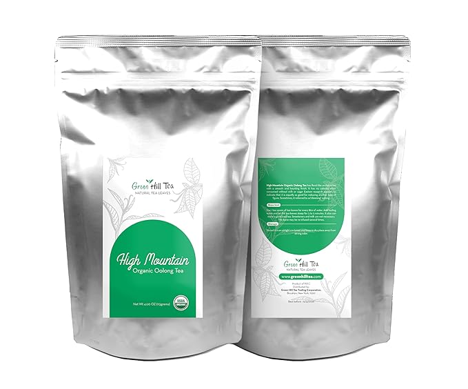 High mountain Oolong Ti Kuan Yin Jade Oolong Tea, A brisk flavour tea that is complemented by a flowery aroma – 4 Oz Bag