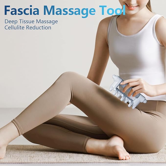 Fascia Massage Tool Blaster for Cellulite,Handheld Myofascial Release Tool for Deep Tissue Massage,Trigger Point Massage Tool for Manual Massage of Neck & Back