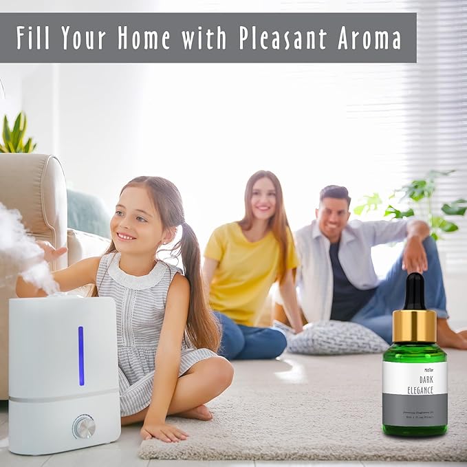 Dark Elegance Fragrance Oil, MitFlor 30ml Scented Essential Oil for Diffuser, Premium Fragrance Oil for Candle Soap Making, Men's Cologne Oil, Ideal for Making Perfume, Beard Oil and More