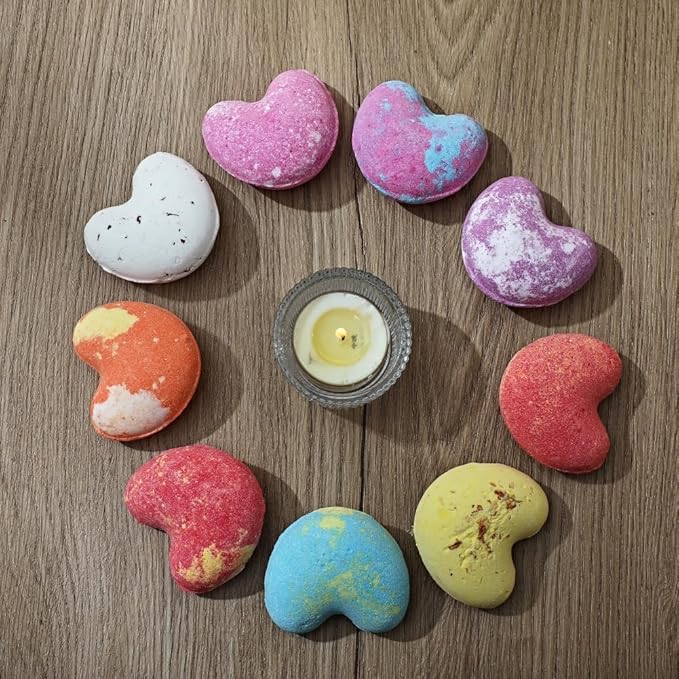 Bath Bombs Gift Set for Christmas, 9 x 1.41 Oz/ 40g. Essential Oil Spa Bomb Fizzies, Relaxation, Moisturizing and Fun for Women, Wife, Mom, Girls, Teens, Daughter and Her