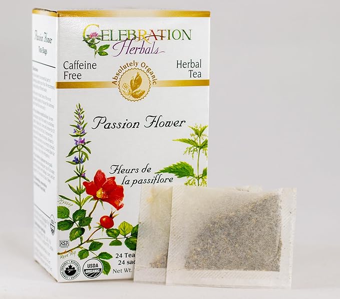 Celebration Herbals Passion Flower Tea Maracuja 24 Tea Bags