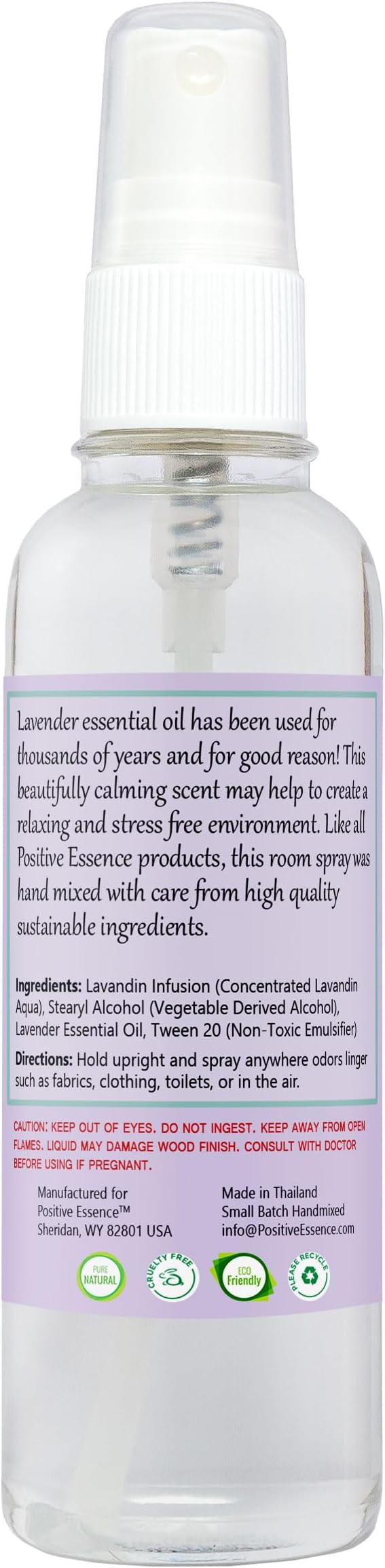Lavender Linen and Room Spray, Natural Aromatherapy Sleep Spray for Relaxation and Stress Relief, Lavender Essential Oil for Pillows or Bedding, Odor Eliminator