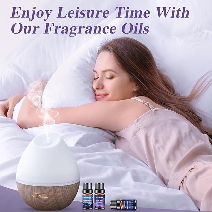 Sleep Essential Oils, Essential Oil Blends for Diffusers for Home (Relax, Stress Relief, Fresh Breathe, Sweet Dreams) Candle Making Scents, Relaxation Gift for Women and Men