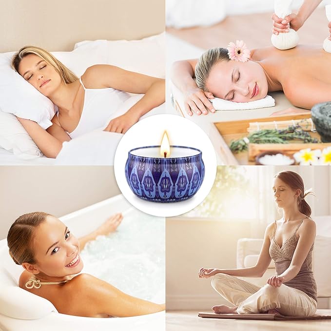 Scented Candles Gift Set,12 Pack Candles for Home Scented, 300 Hour Long Lasting Soy Wax Aromatherapy Candle Set, Birthday Gifts for Women with Gift Box