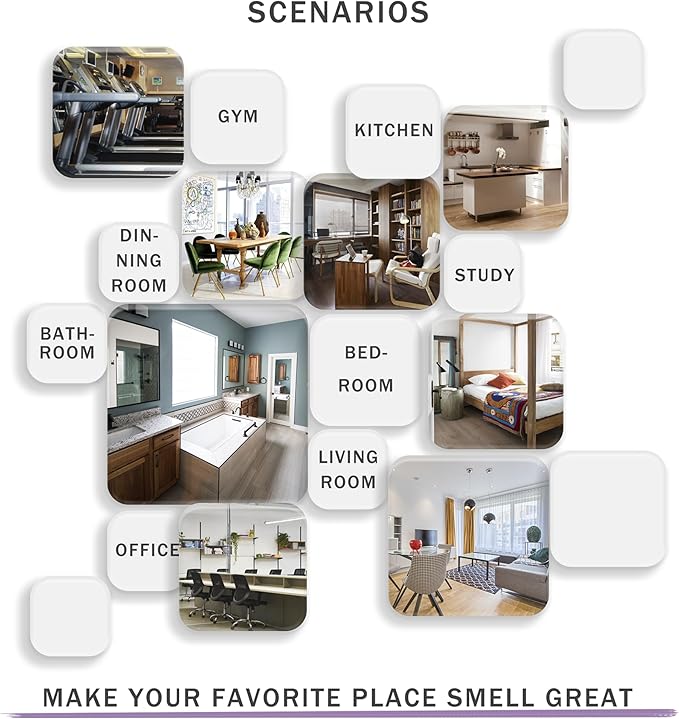 Reed Diffuser Set, Binca Vidou Lavender Natural Scent Oil Diffusers with Sticks for Home Office Bathroom Aromatherapy Decor 6.76oz(200ml)