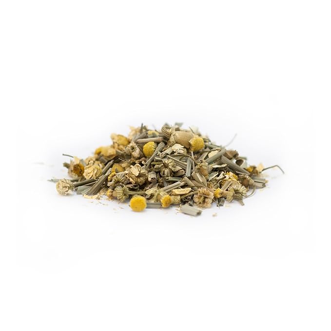 JusTea CHAMOMILE DREAM | Loose Leaf Herbal Tea | Recyclable Refill Pouch | 160+ Cups (6.3oz) | Caffeine Free | Award-Winning | Fair Trade | Non-GMO