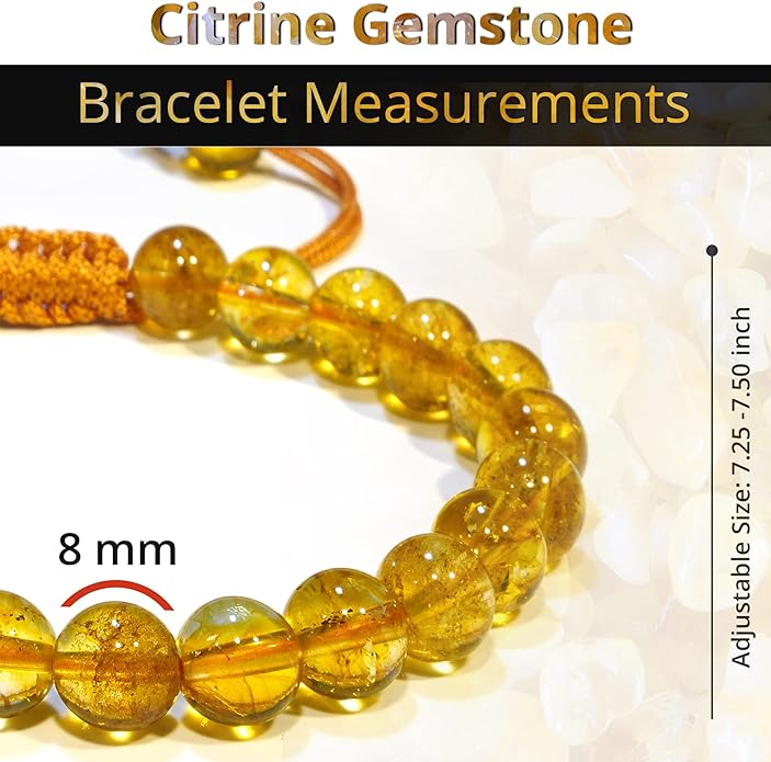 Energy Protection Crystal Handmade Adjustable Bead Bracelet Perfect for Men, Women’s Gift - Gemstone Healing Stretch Bracelet Pulsera Para Hombre Mujer Stocking Stuffer