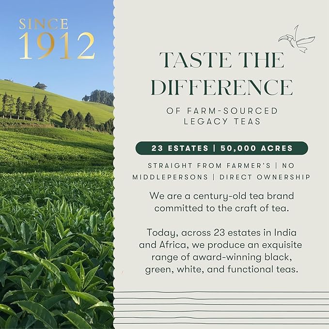 Luxmi Estates - Peach Mint Tea - 100g (50 Cups) | USDA Certified Organic Herbal Tea | Caffeine-Free