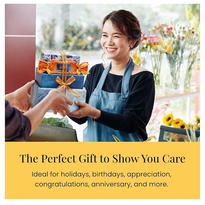 Broadway Basketeers Food Gift Basket Tower Snack Gifts for Women, Men, Families, College, Delivery for Birthday, Sympathy, Appreciation, Thank You, Get Well, Congratulations