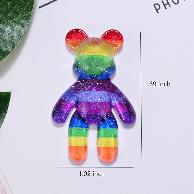 Pocket Bear Hug, Anxiety Relief Gifts for Women Men, Mental Health Positivity Gift, Thinking of You Gifts, Emotional Support Gift, Comforting Present for Son Daughter Back to School, Rainbow