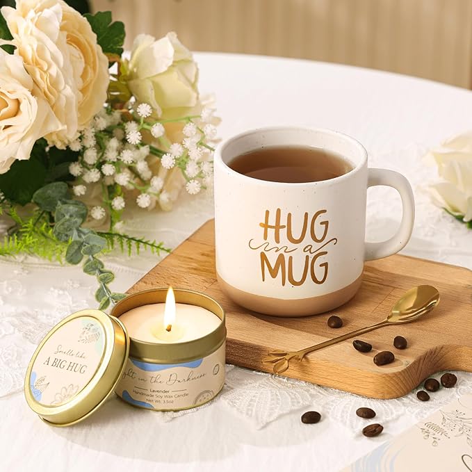 Get Well Gifts for Women Care Package Feel Better Gifts Baskets After Surgery Cancer Patients Miscarriage for Sick Friend Chemo Encouraging Pamper Comfort Wellness Hug Box For Her Self Care With Mug