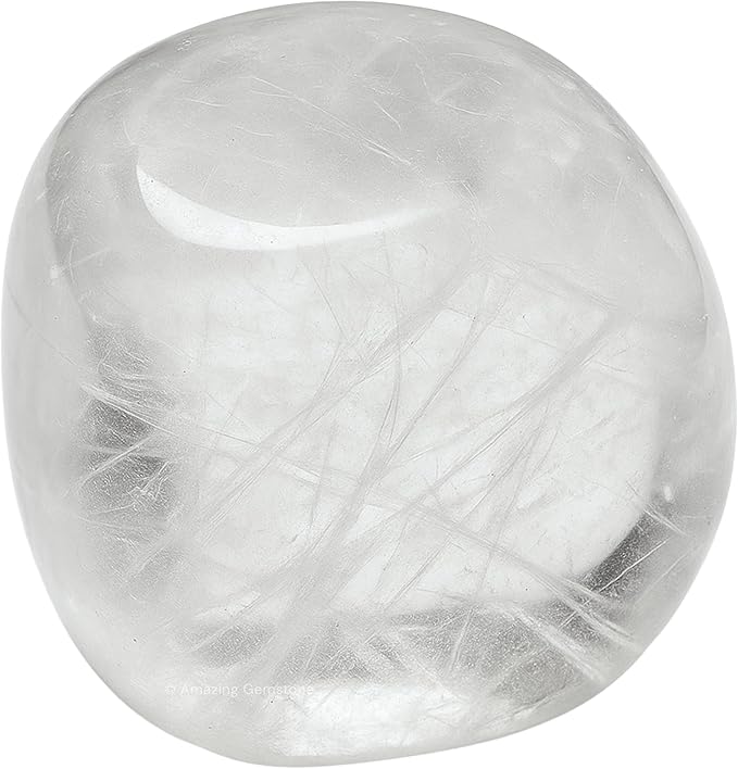 Amazing Gemstone Clear Quartz Crystals and Healing Stones Tumbled - 1000+ Carats Clear Quartz Stone, Natural Healing Stones for Energy Balance, Stress Relief, Polished Gems Rocks