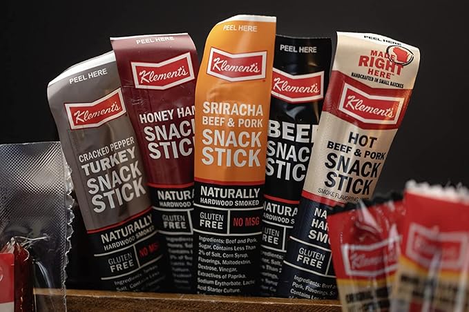 Jerky.com XXL Meat Sticks Gift Bag | 52 Piece Gift Basket with Beef Sticks, Pork, Turkey, Ham & Cheese | Over 2 lbs of High Protein Meat Snacks | Bulk Jerky Gift for Men, Dad, Office, Outdoors, Father's Day