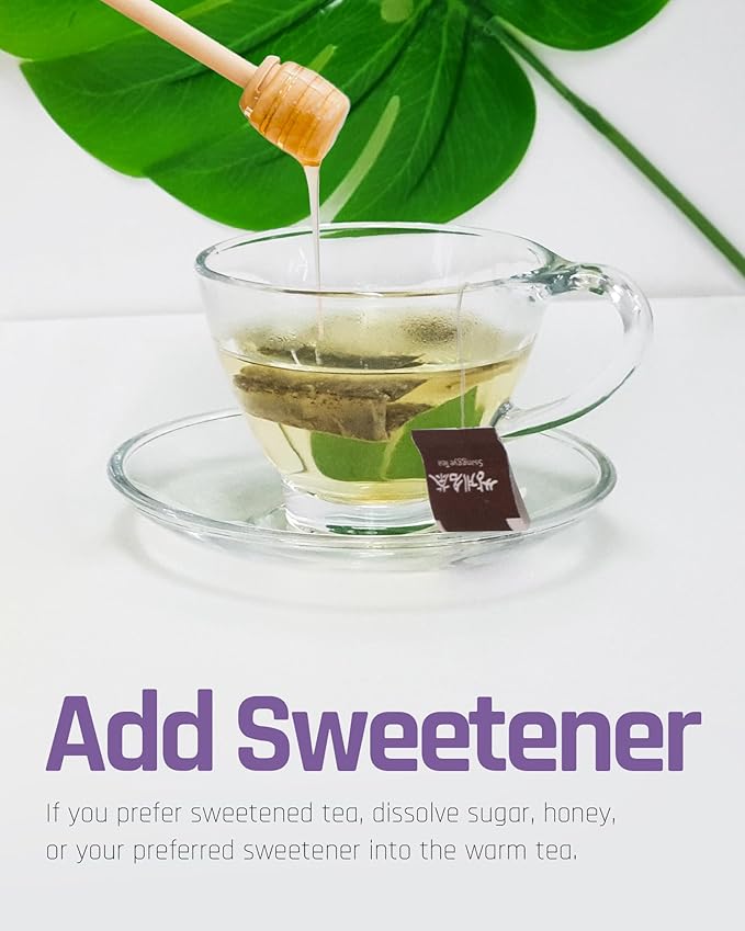 Ssanggye Bellflower Tea 0.7g x 40 Tea Bags, Premium Korean Herbal Tea Caffeine Free Dried Roasted Herb Refreshing 4 Seasons Sweet Daily Drink Tea