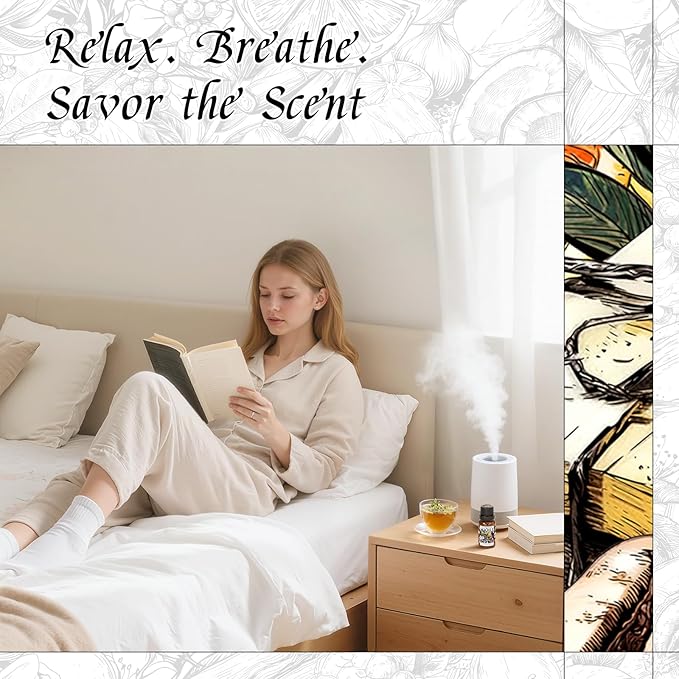 HIQILI Love of Water Diffuser Oil for Aromatherapy, Inspired by Kenz. o's L'Eau, Water or Waterless Difffuser, Wool Dryer Balls - 0.34 Fl Oz