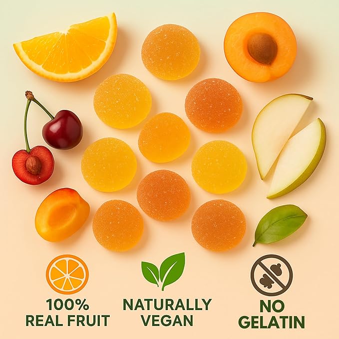 Andy Anand Chocolatier Pâtes de Fruits - Gluten Free French Fruit Jellies, Flown Fresh from France Mix of Natural Assorted Flavors, Guilt Free Indulgence with No Artificial Additives (24 Pcs, 8 Oz)