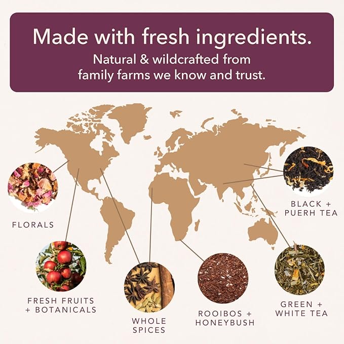 Night Cap Herbal Tea – Sleepytime Loose Leaf Tea for Relaxation & Sleep – With Chamomile, Valerian, Peppermint & Lemon Balm – Makes 60–80 Cups – Caffeine Free – Handcrafted in USA – Plum Deluxe