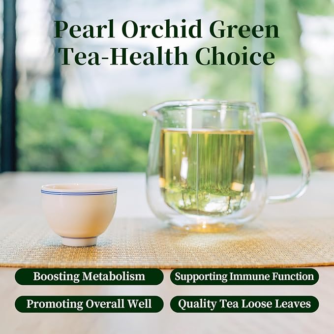 HANFANGLING Oolong Tea 100% Natural Loose Leaf Total 1.76oz (pearl orchid)