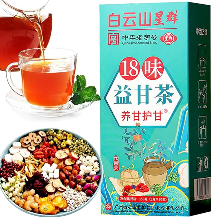 18 Flavors Liver Care Tea, Herbal Tea for Liver - Nourish and Support Your Liver Health (30PCS)