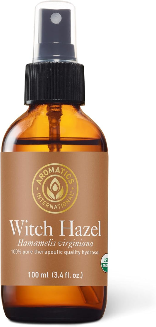 Aromatics International Witch Hazel Hydrosol 100ml | Multi-Purpose Aromatic Mist for Home