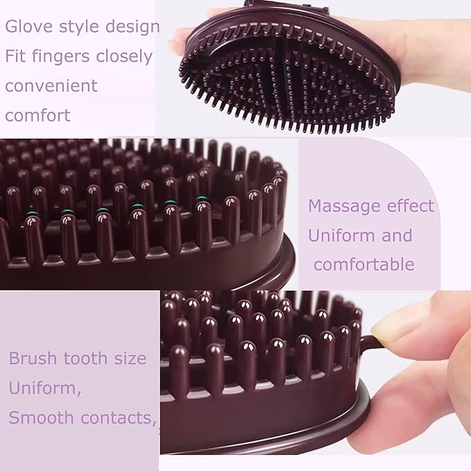 2PCS Meridian Brush Massage Brush, Body Relaxation Meridian Massage Brush, Full Body Relaxation Comb, Cepillo de Meridianos para Masajes, Full Body Relaxation Comb