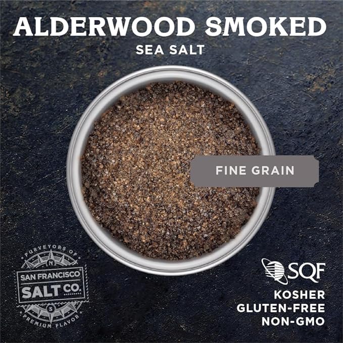 Alderwood Smoked Sea Salt 5 oz. Pouch - San Francisco Salt Company