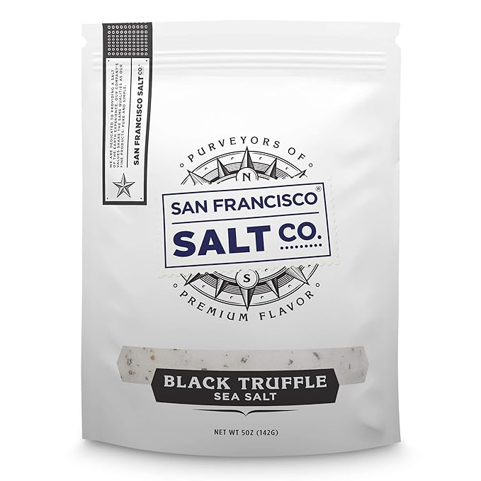 5 oz. Resealable Pouch - Authentic Italian Black Truffle Salt by San Francisco Salt Company