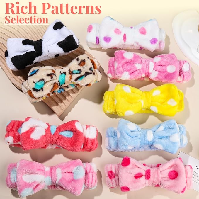 Teenitor Spa Headband, 9 Pcs Skincare Headband For Washing Face, Makeup Headbands For Women, Spa Headbands For Women Girls