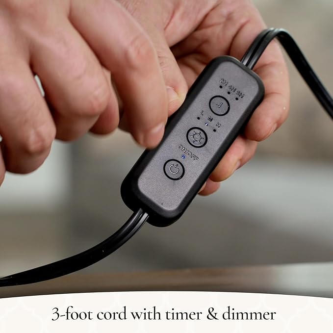 Candle Warmers Etc. Gold Luna Lamp – for Top-Down Warming & Flame-Free Fragrance