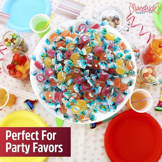 SweetSide Sugar Free Fruit Jelly Candy, 1lb Pack of Sugar Free Candy Bulk, These Candies Individually Wrapped for Convenience and Freshness, Perfect for Sharing or Portion Control