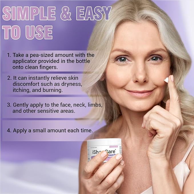 Estriol Cream for Women, Organic Balancing Cream for Women Natural Moisturizing Protection, Fast Relief from Itchy, Burning & Sensitive Skin Discomfort - 3.53oz