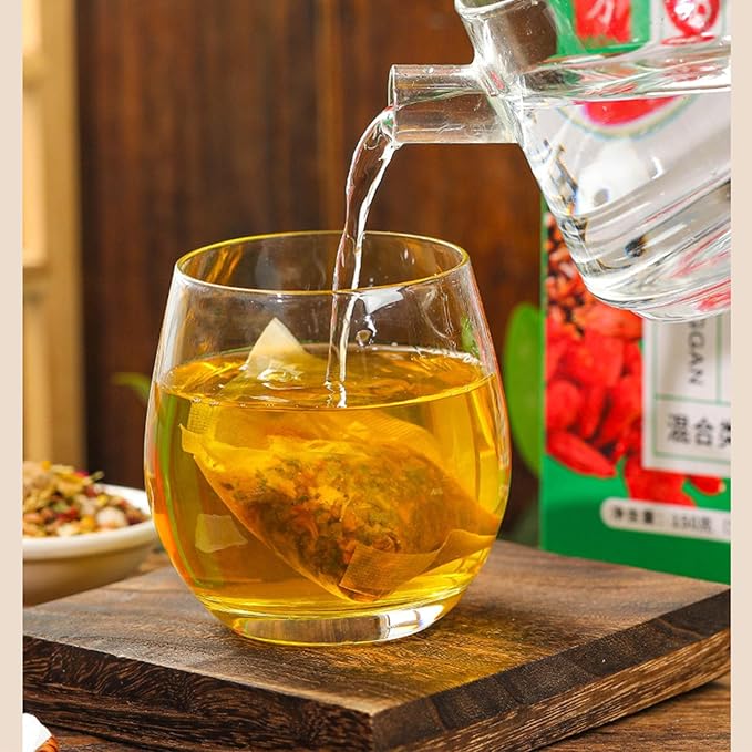 Liver Detox Tealiver, Liver Detox Cleanse Tea,Chrysanthemum Cassia Seed Tea,LiverTea Formula Chrysanthemum,Te De Higado Crisantemo,Te Chino Para Limpiar El HíGado Graso (20PC)