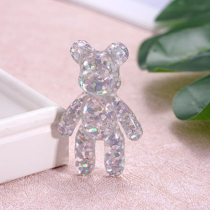 Pocket Bear Hug, Anxiety Relief Gifts for Women Men, Mental Health Positivity Gifts, Thinking of You Gift, Emotional Support Gift, Comforting Present for Son Daughter Back to School, White