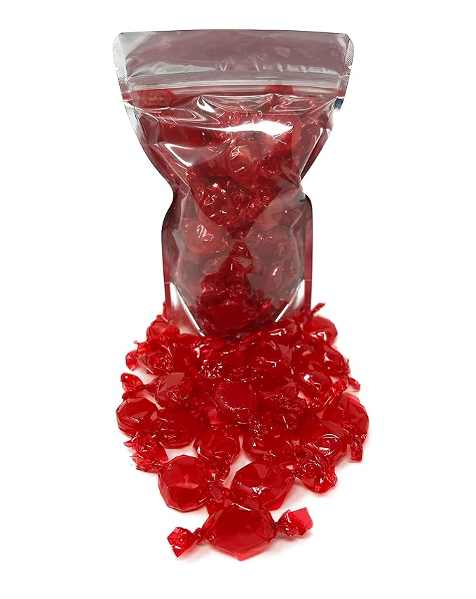 Cinnamon Hard Candy Disks - 1 lbs - Cinnamon Flavored Old School Classic Hard Candies - American Vintage Candy Snack Assortment- Individually Wrapped, 16 oz.