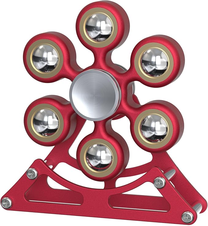 Desk-Fidget-Toys for Ferris-Wheels-Spinner: 4mins Metal Kinetic-Spinner Cool-Gadgets for Office Home School Christmas, EDC-Toy ADHD Tools Cool-Stuff Stress Relief Gift for Kid Children Teen Adult