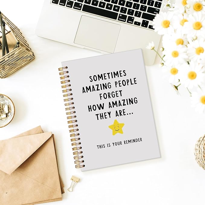 Inspirational Gift Appreciation Gifts for Coworkers, Thank You Gifts for Women Men Friends Staff, Motivational Notebook journal, Farewell Gifts for Coworkers 5.5x8.3