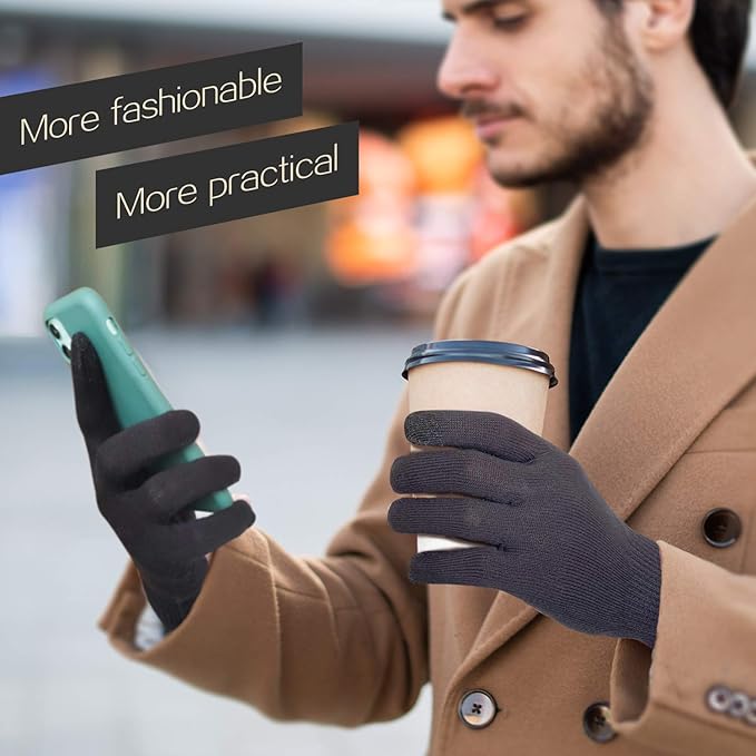 Evridwear Men Moisturizing Cotton Gloves with Touchscreen Fingertips for Eczema Beauty Cosmetic Dry Hands Sensitive Irritated Skin Therapy Overnight Bedtime, 6 Pairs, Lightweight-Black, XS