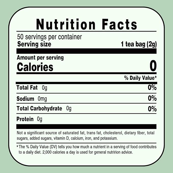 Jarteela - Bitter Melon Tea Bags - 2g x 50 Count - Premium Dried Momordica Charantia - Non-GMO - Caffeine-free - Natural Wellness Herbal Tea for Digestive Support