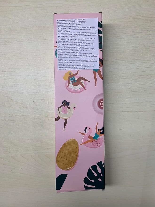 2-Sided Glass Foot File Callus Remover (Pink)