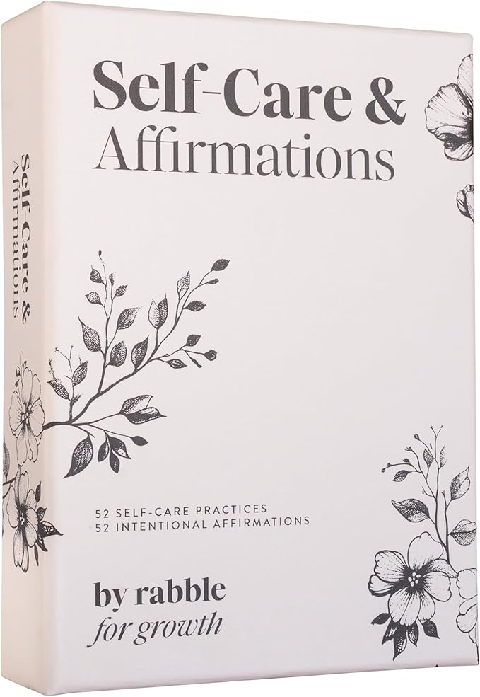Rabble Self-Care and Affirmations Deck - 52 Affirmations and 52 Self Care Exercises