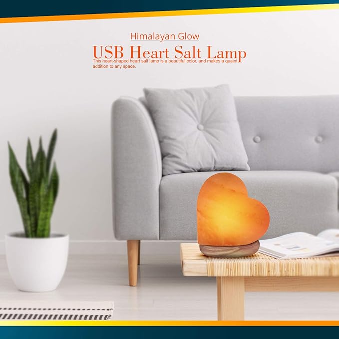 Himalayan Glow 944AC-1 Multicolor, Pink Night Light, Hand Crafted Need Wooden Base, USB Plug & Adapter, Salt Lamp Bulb, 4-5 LBS, Choice